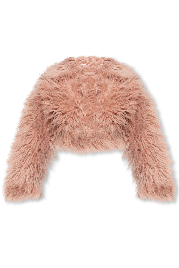 ‘adda’ cropped fur jacket od Cult Gaia